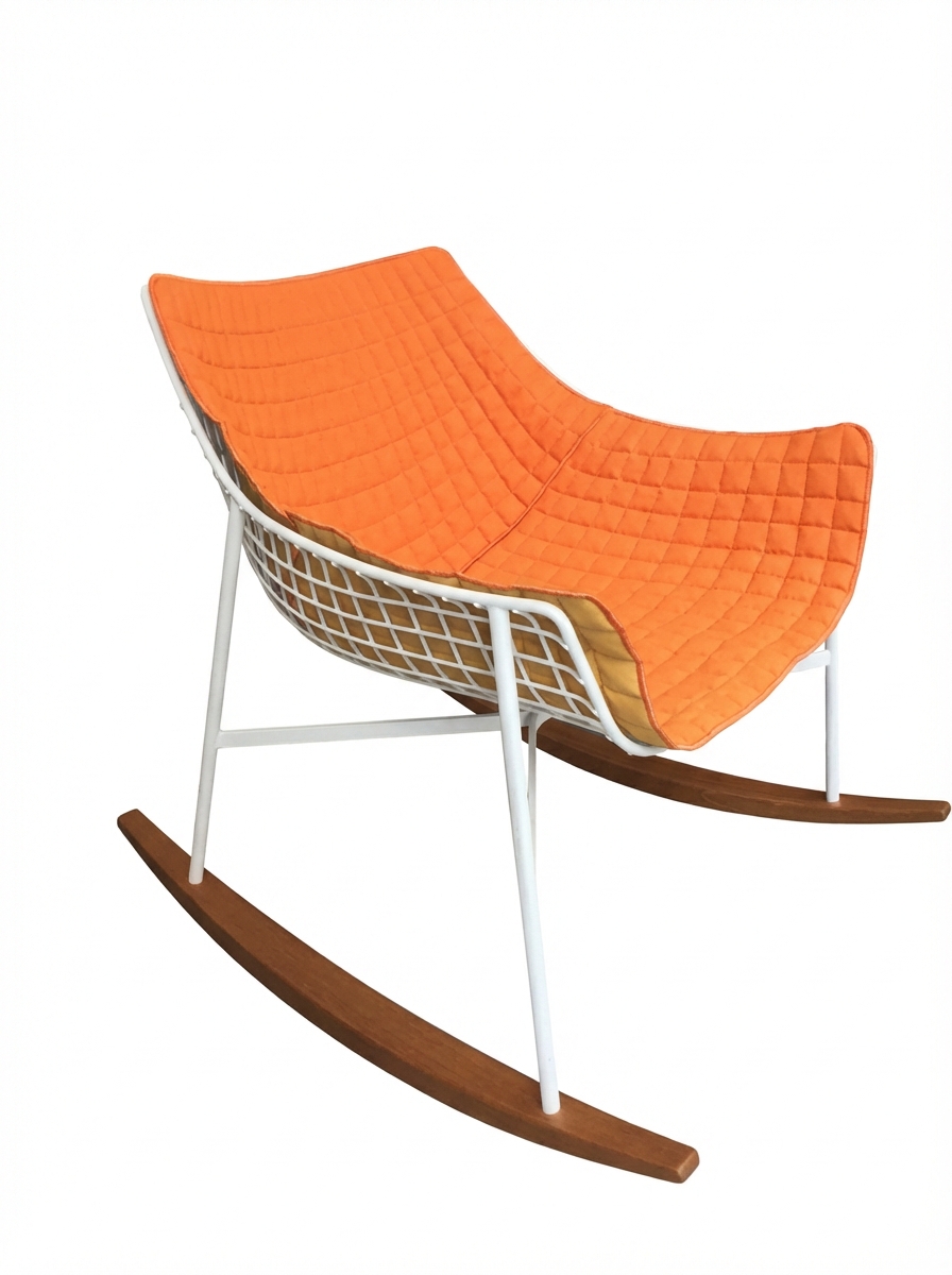 Varaschin Summer Set Schaukelstuhl inkl. Sitz- und Rückenpolster • Loungesessel 74 cm